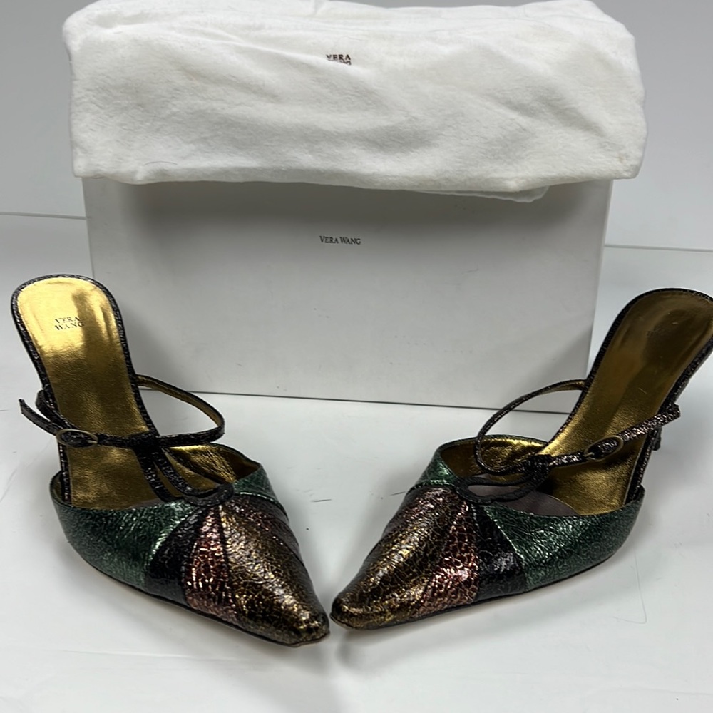 Vera Wang Multicolor pointed toe heels